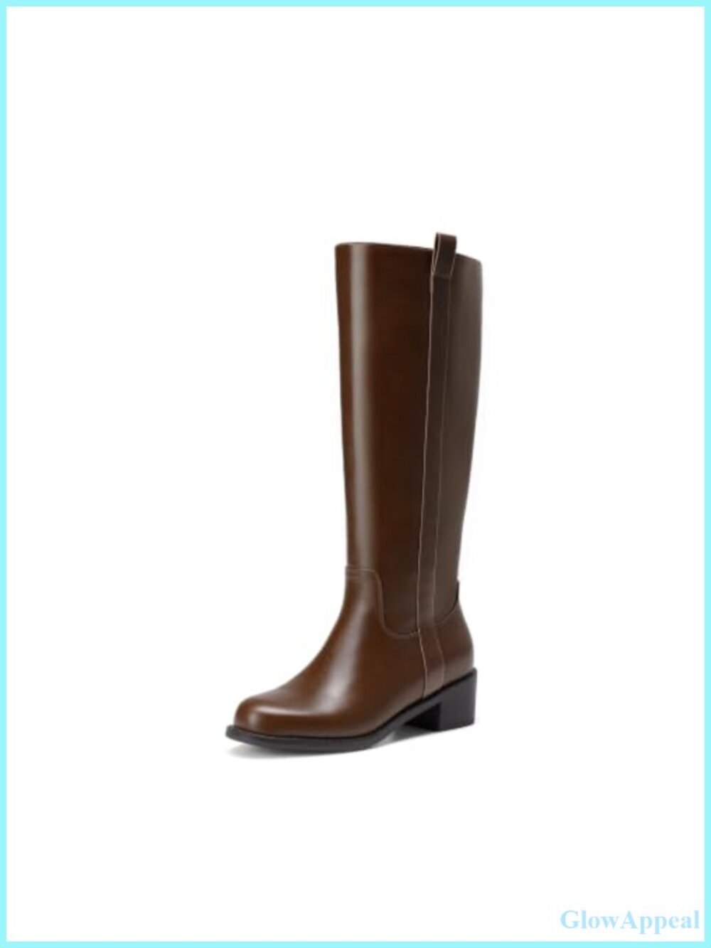 Women's Knee High Riding Boots Faux Leather Pull-On Tall Boots